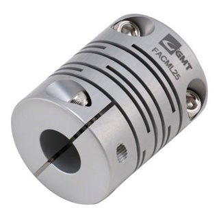 Flexible spiral shaft coupling high precision aluminum FACML25-8-10